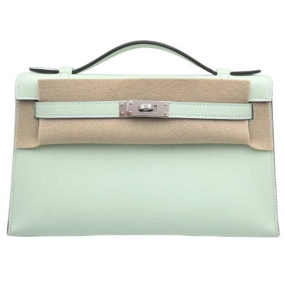 Hermès Mini Kelly Pochette Vert Peppermint