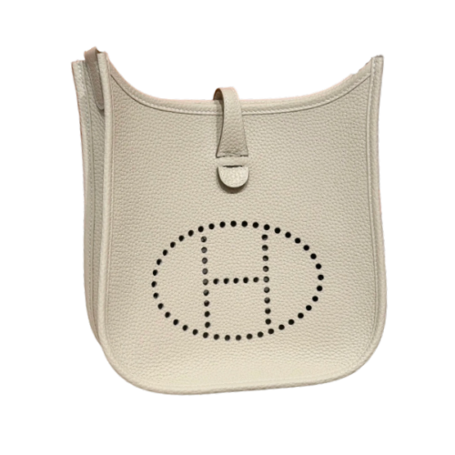Hermès Evelyne 23 Poche III Cream Palladium Hardware