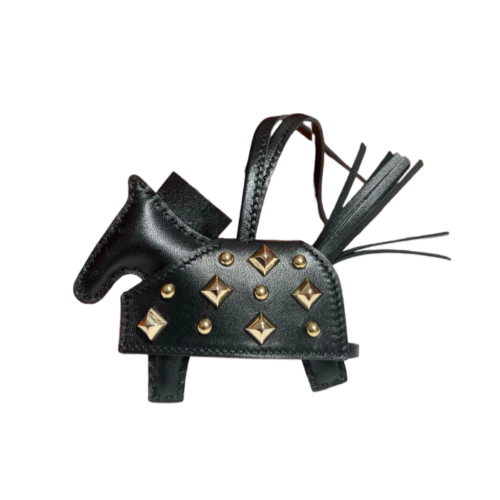Hermès Rodeo Rock PM Charm Black