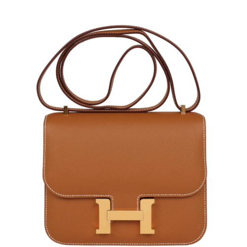 Hermès Constance 18 Gold Brown Gold Hardware
