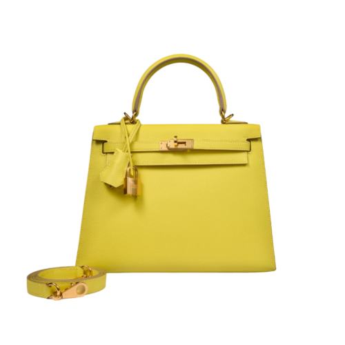 Hermès Lime Kelly 25 Gold Hardware